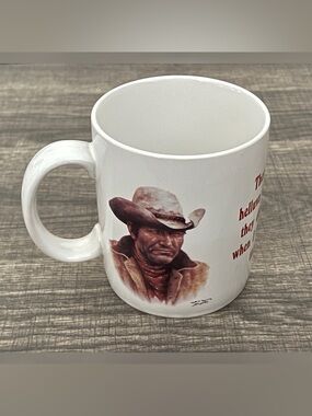 Vintage 90’s Bill Hampton Cowboy Coffee  Mug